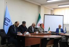 مراسم تكريم آقاي دكتر يونسيان و معارفه آقاي دكتر رضا اندام به عنوان  رئيس دانشكده تربيت بدني 